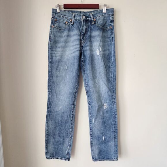 Levi 541 W32 L34 Men's Blue Jeans 100% Cotton Medium Wash Denim Pants - Picture 1 of 11